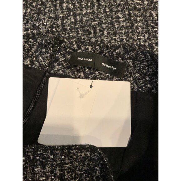 Proenza Schouler Black & Gray Tweed Wool Pencil Skirt, Sz 6 (US) 10 (UK) - Picture 4 of 4